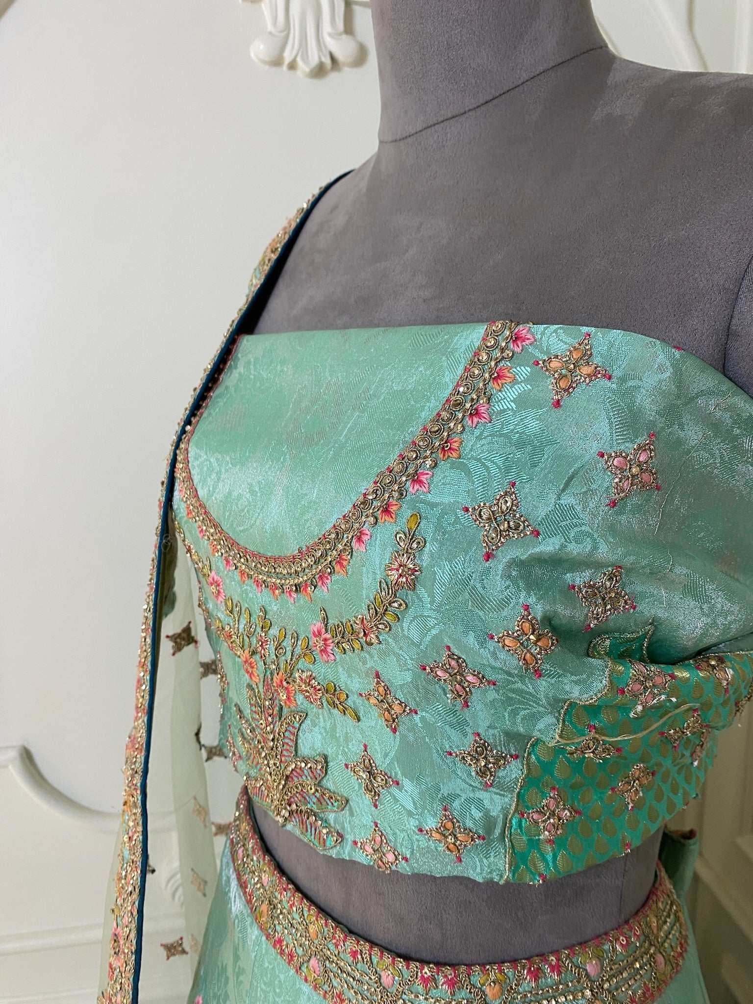 Light Sky Blue Lehenga