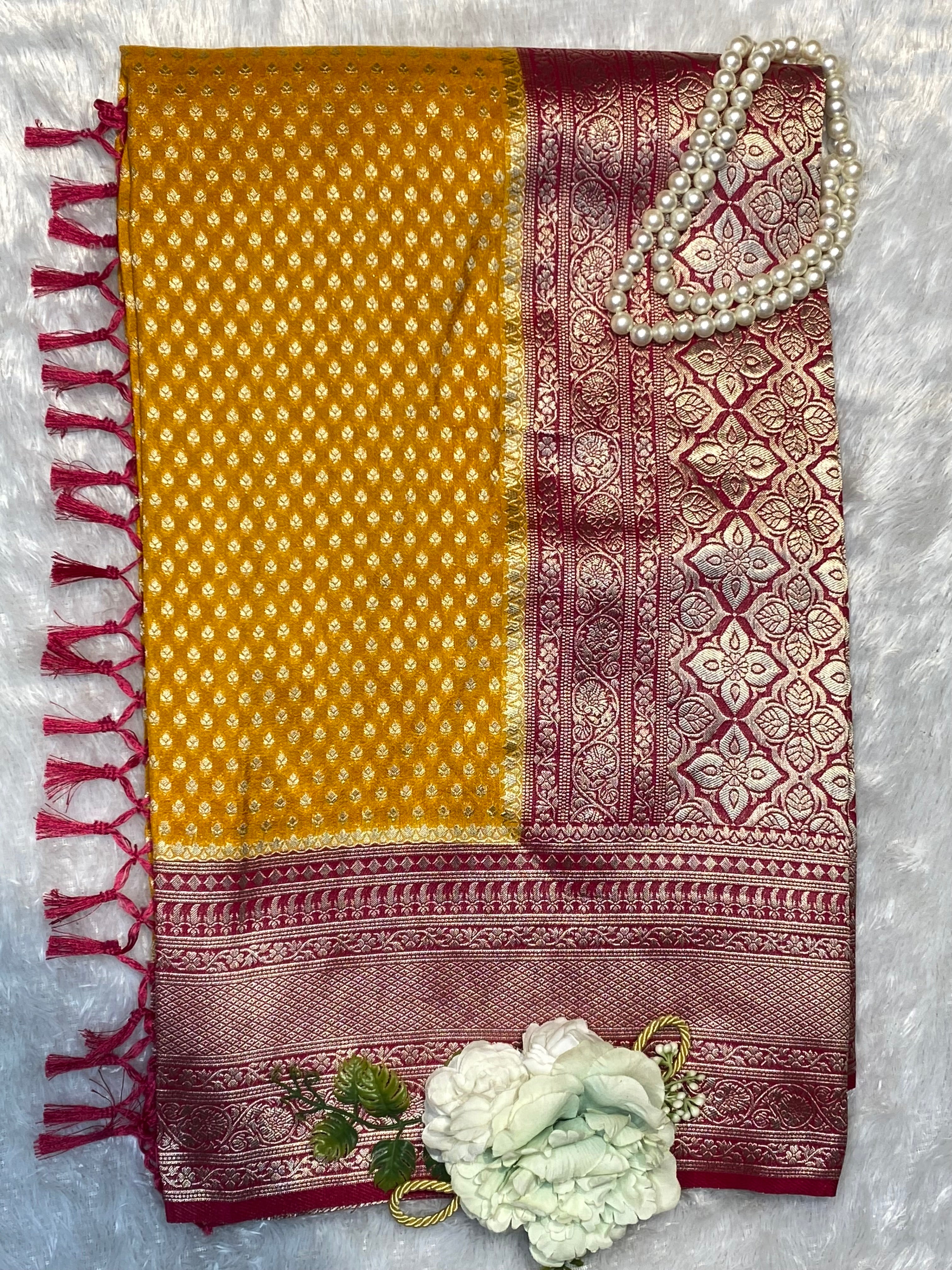 SOFT SILK SAREE CONTRAST BORDER