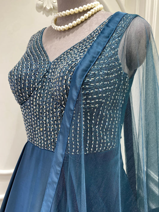 Blue gown