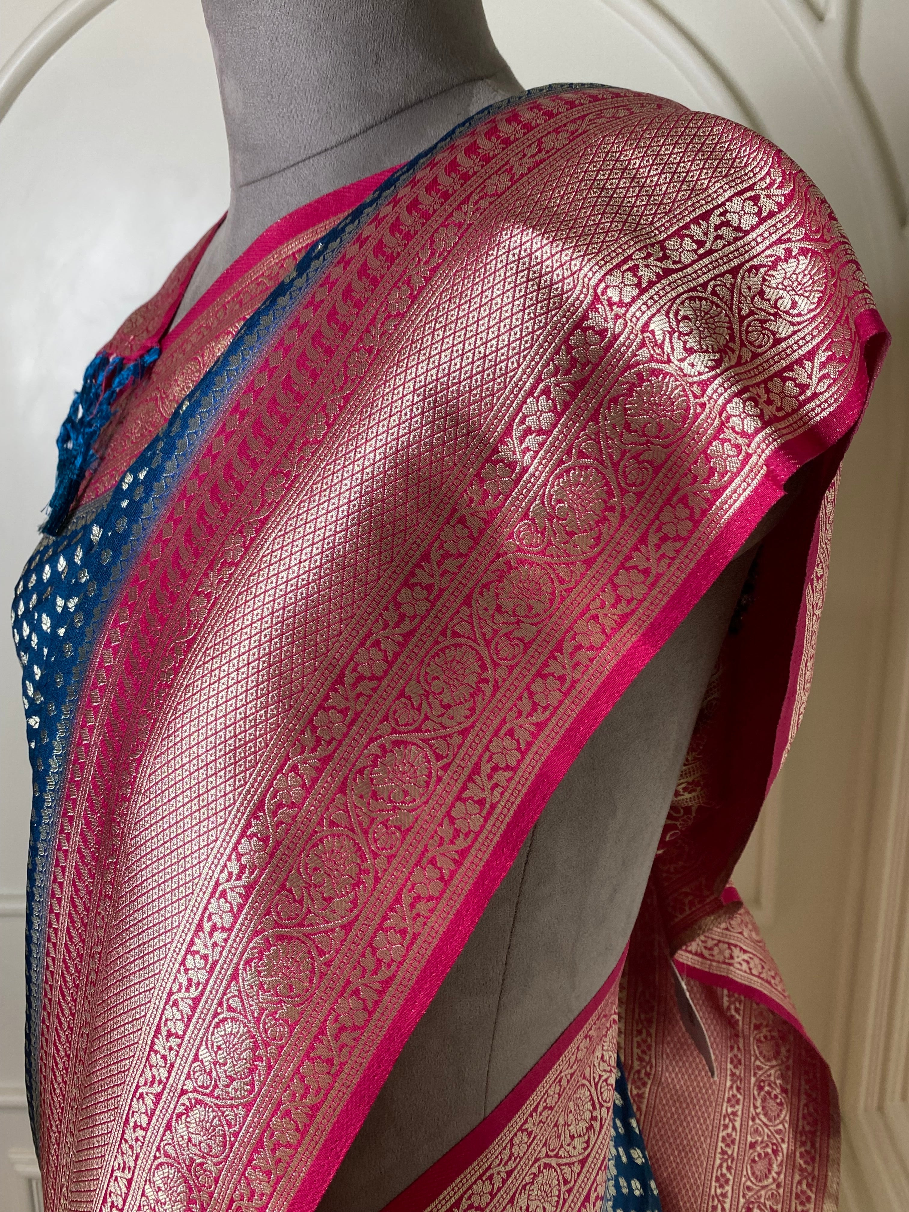 SOFT SILK SAREE CONTRAST BORDER