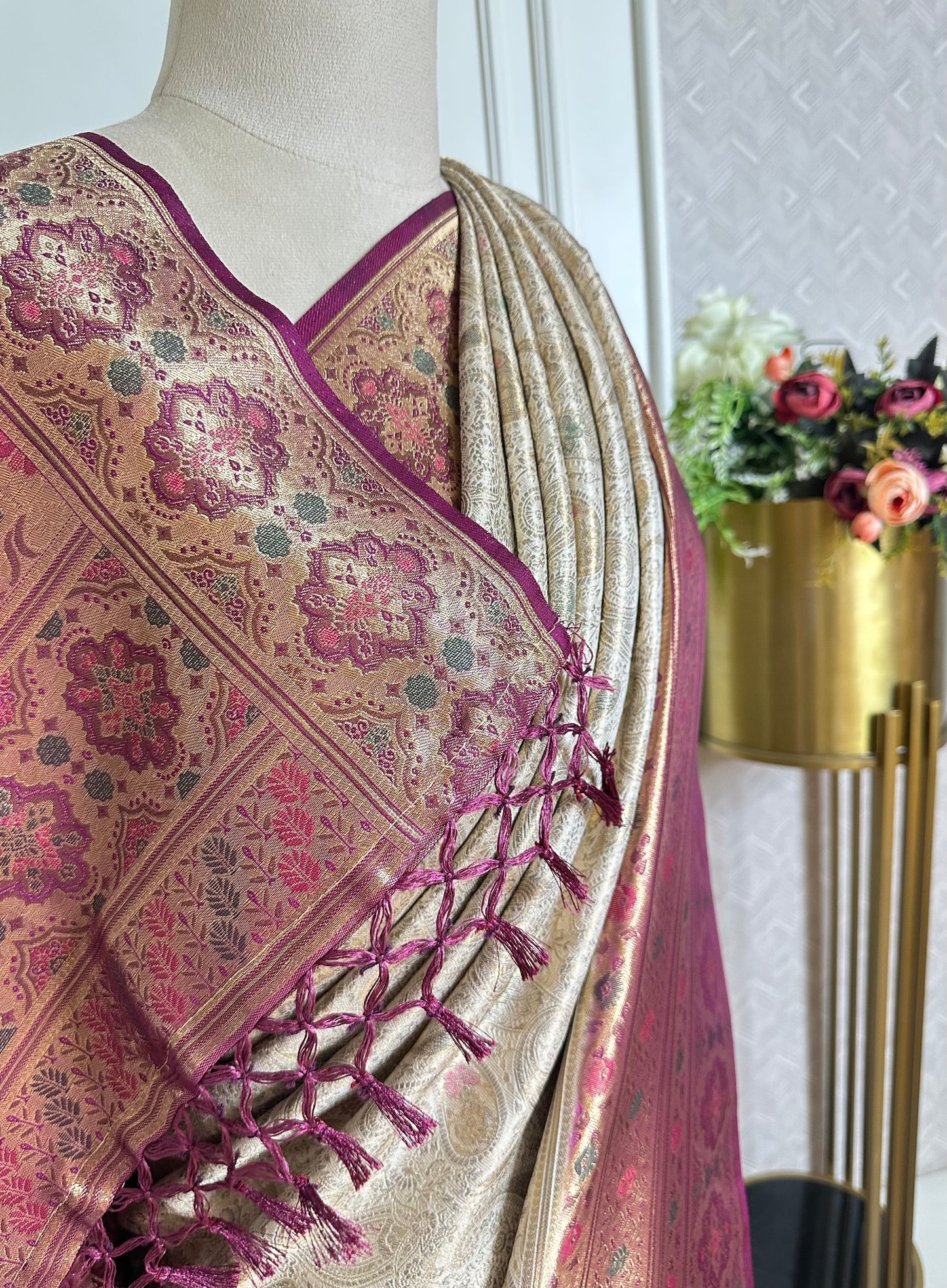 Multicolor Saree
