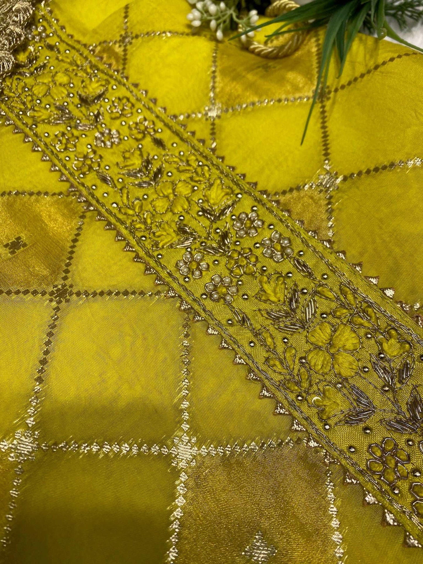 NEON GREEN ORGANZA SUIT