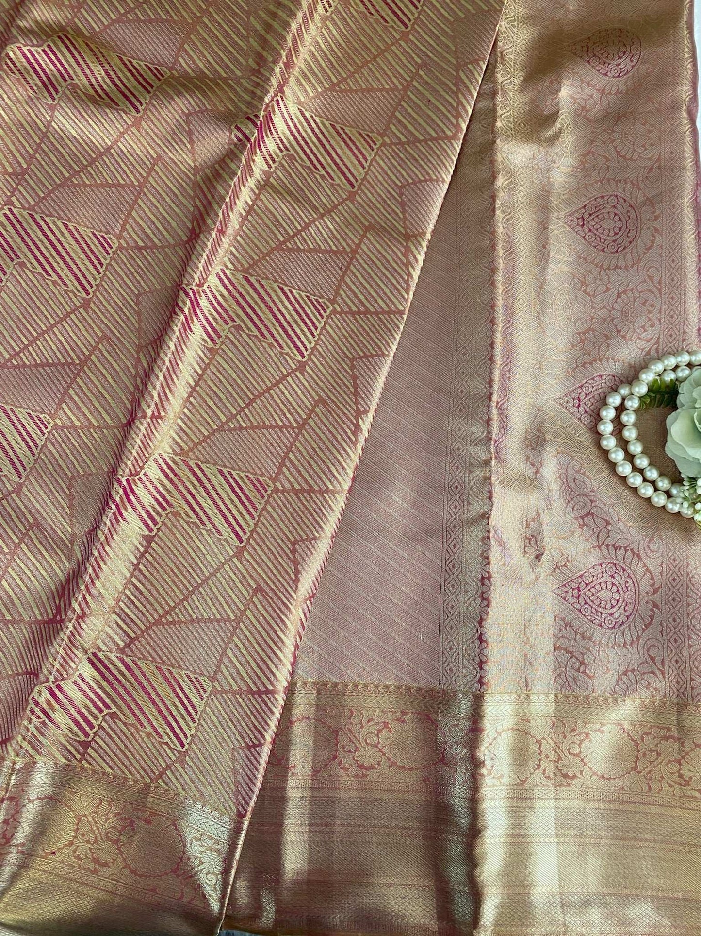 Gold Zariwork Pure Silk Saree