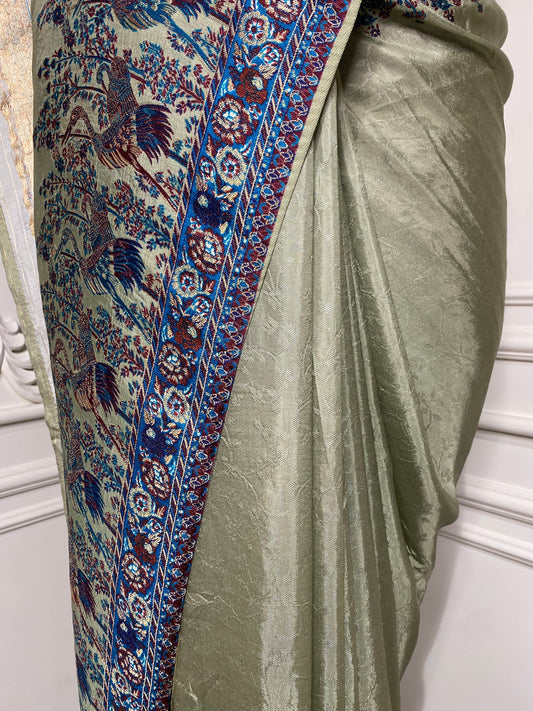 Gajji silk saree