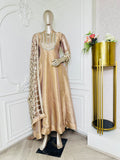 Champagne Mirror Work Suit