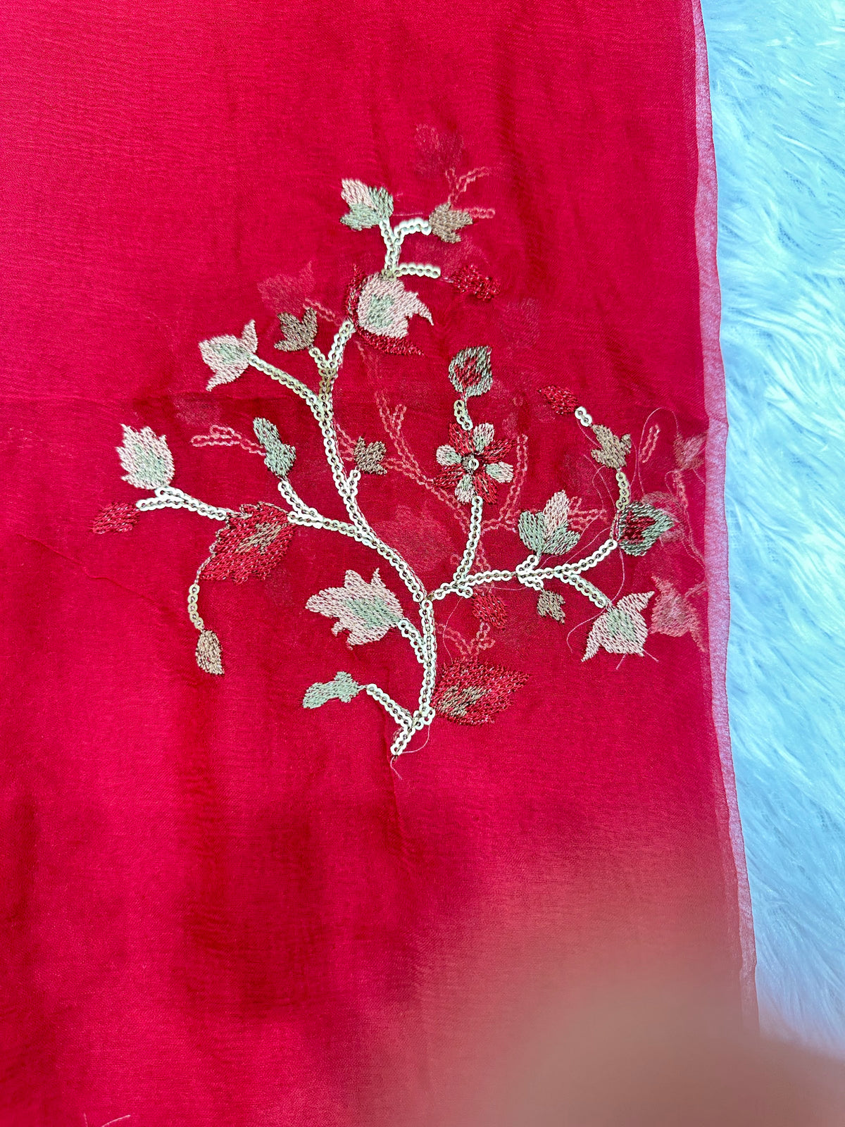 Mustard dress material by Mamta Saree - view 11
