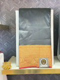 Black Peacock Border Saree