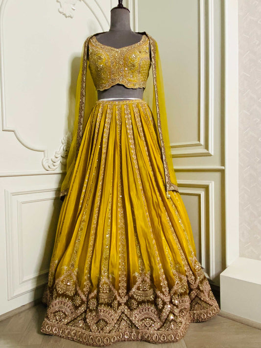 Haldi lehenga
