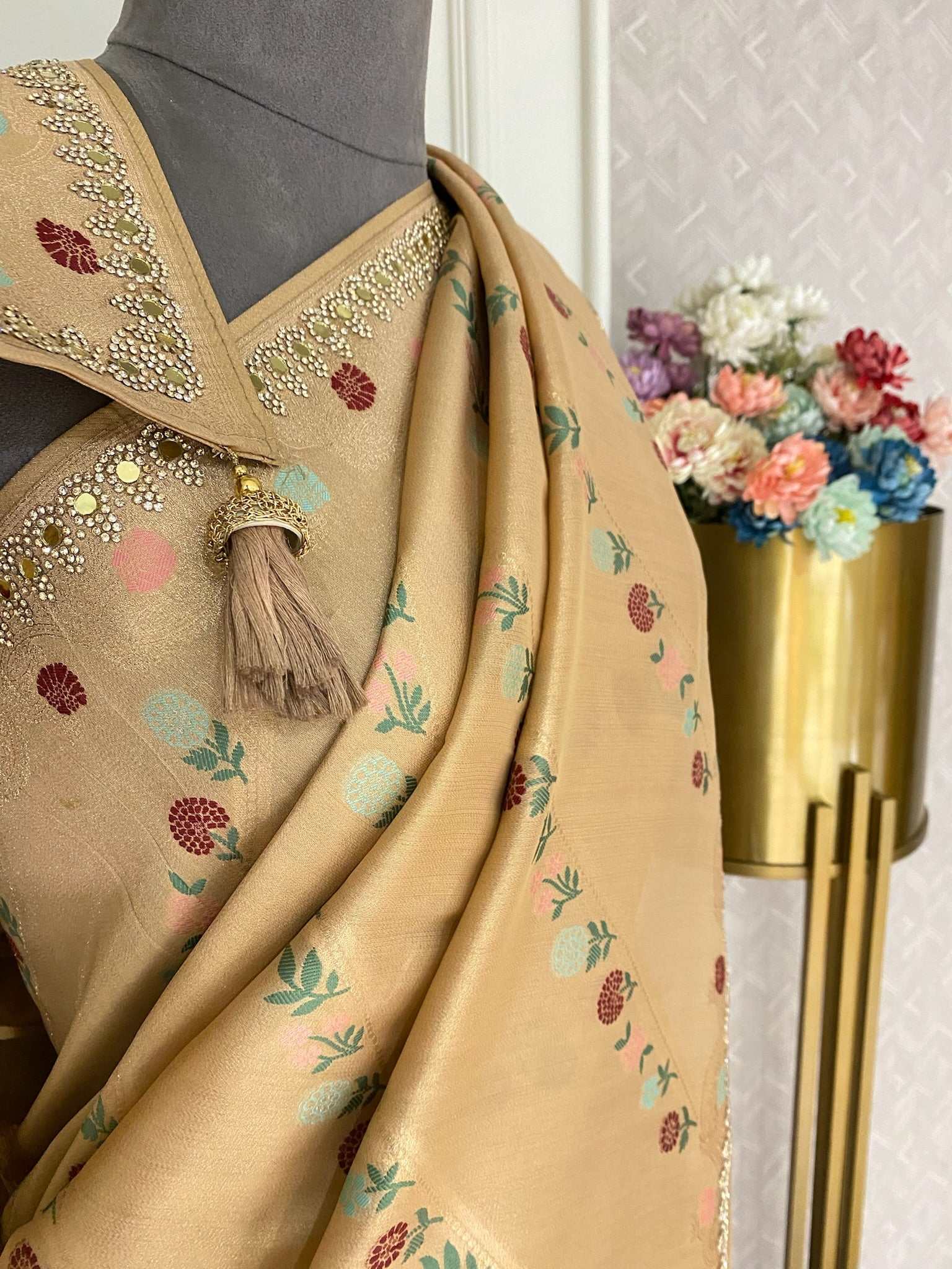 Gold Silk Saree