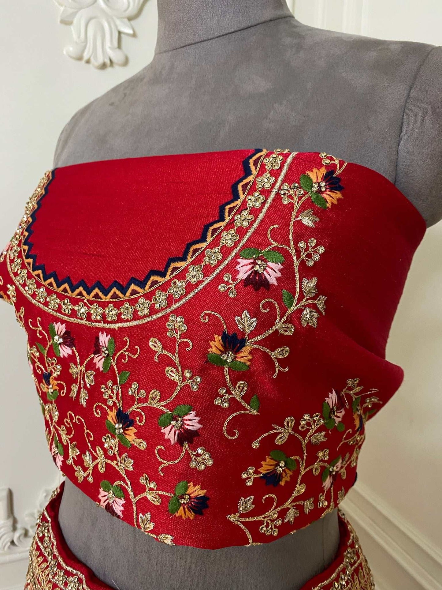 Crimson Red Bridal Lehenga