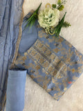 Regal Elegance: Handwoven Banarasi Silk Suit