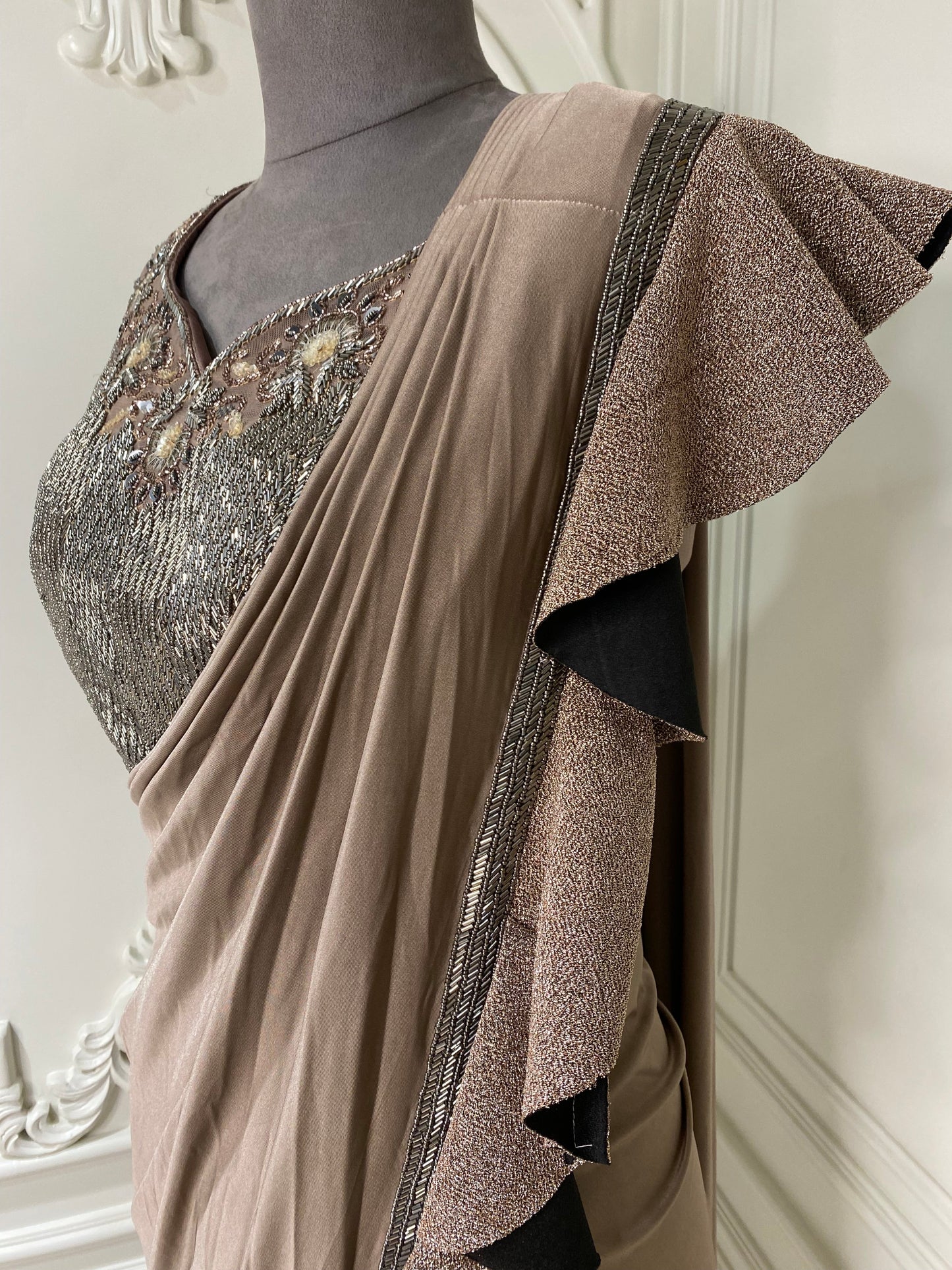 Medal Gold Ready to wear saree