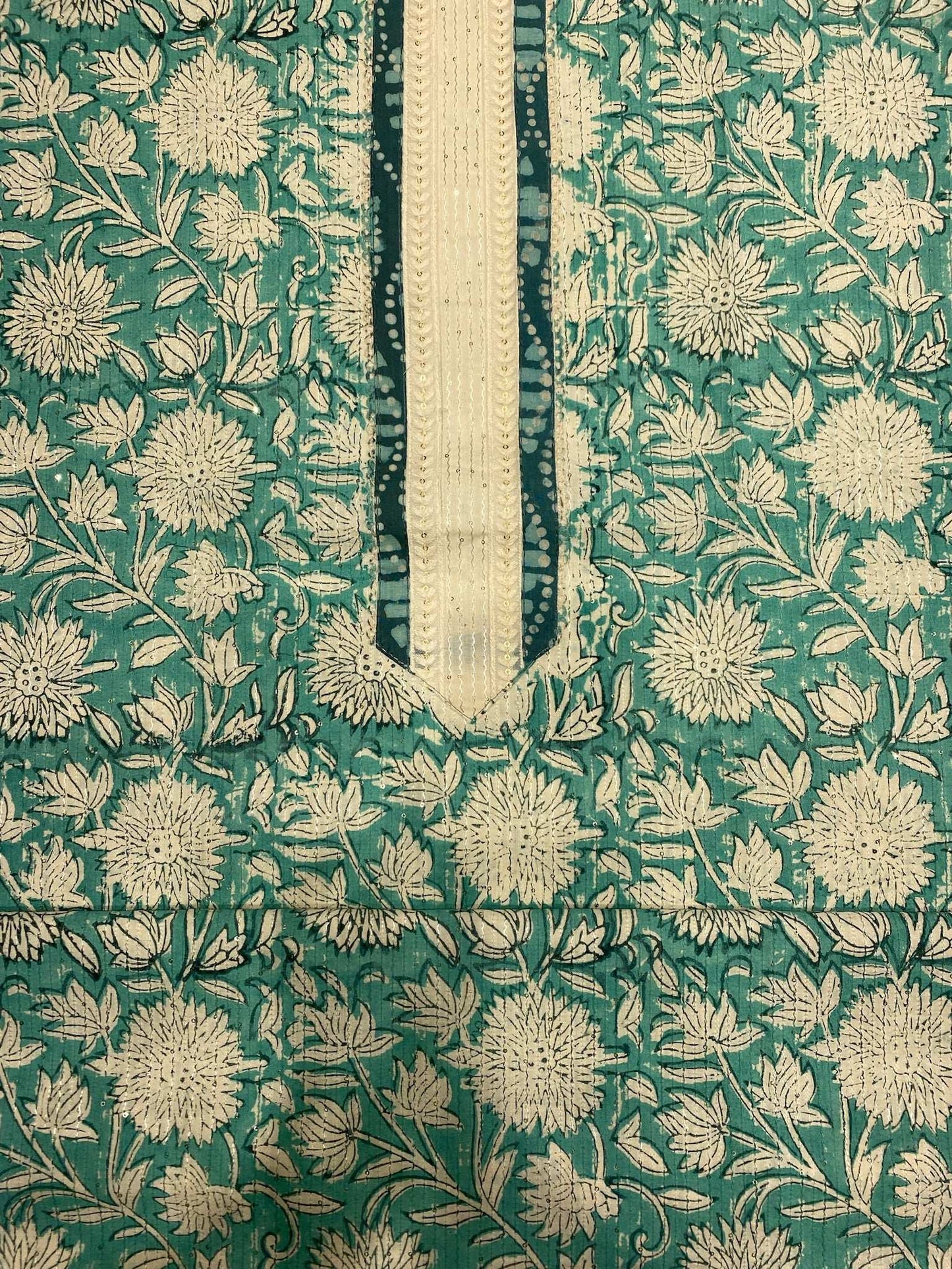 Off White Cotton Suit