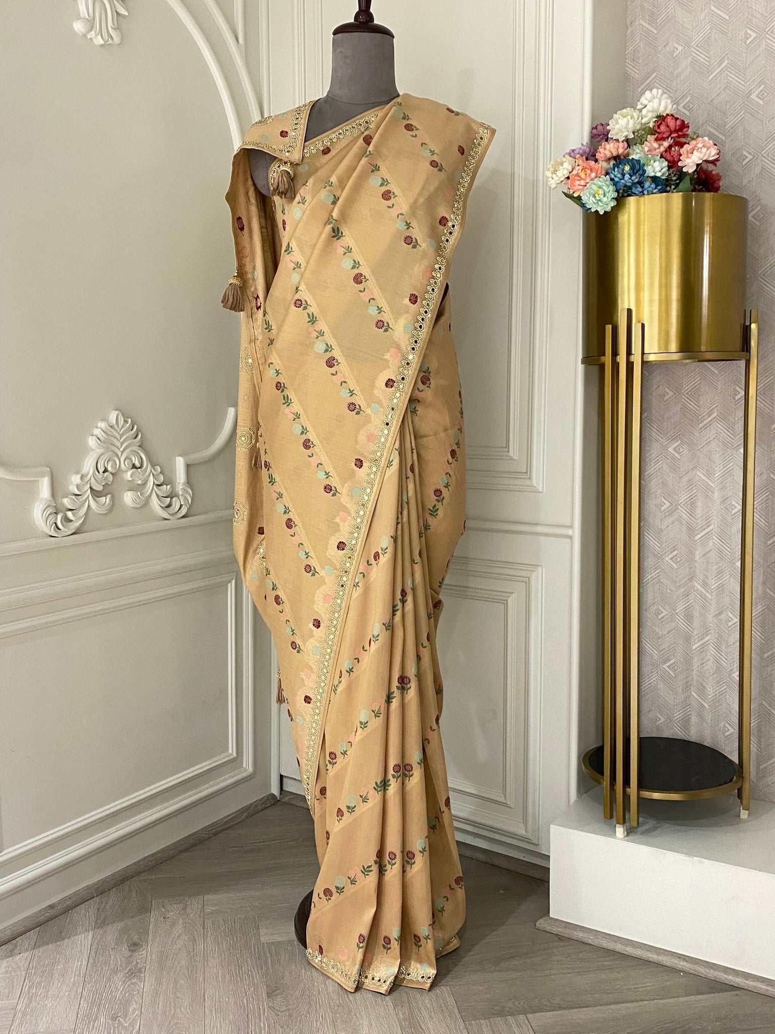 Gold Silk Saree