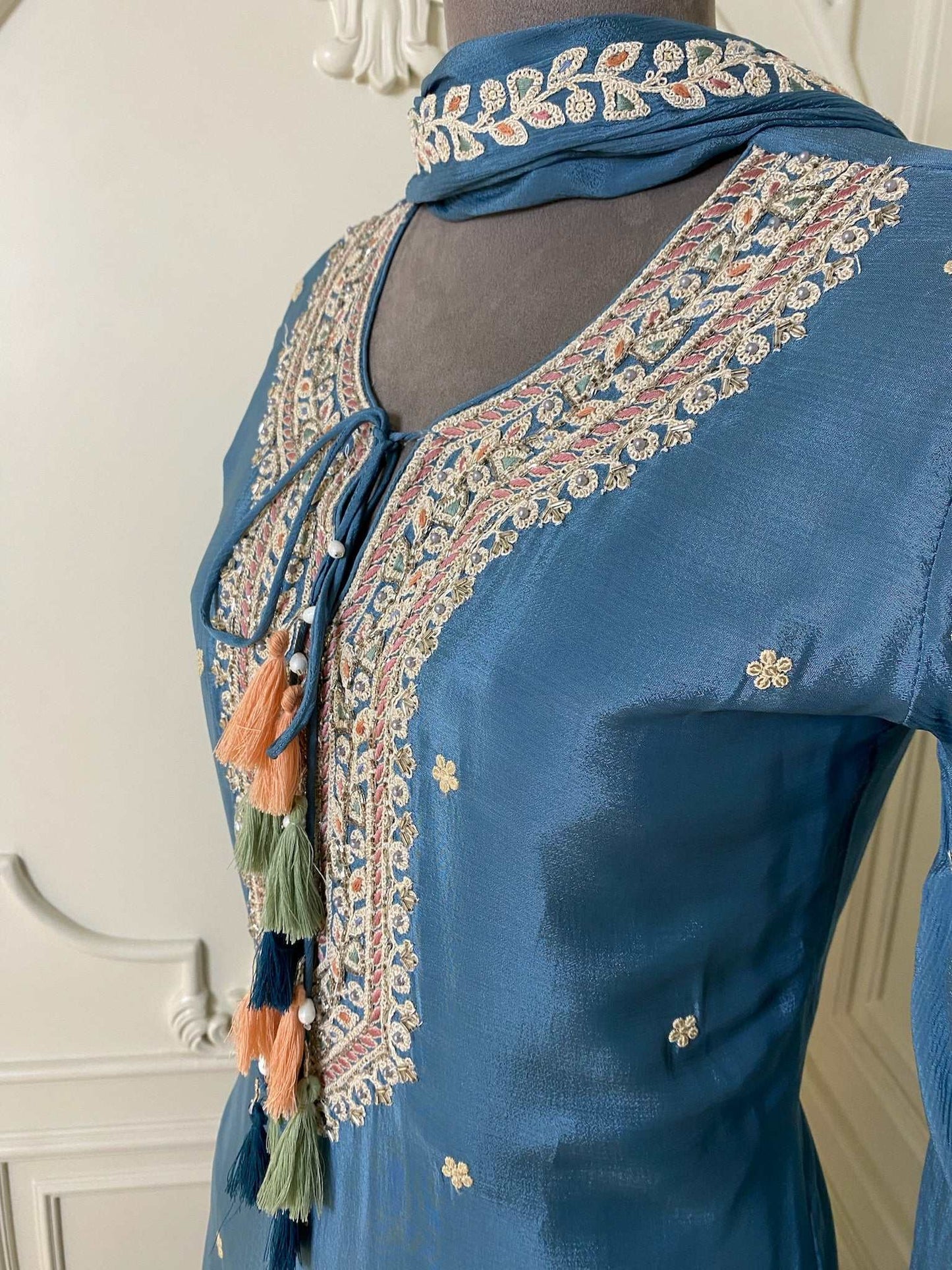Chinnon Crepe Sharara set
