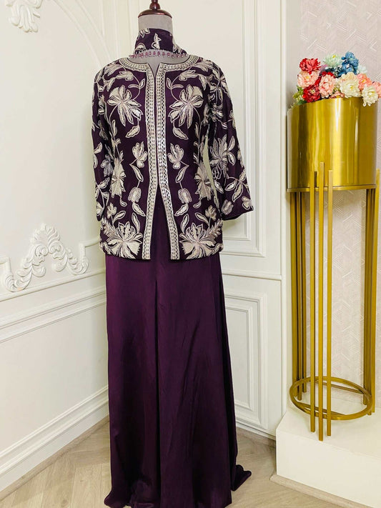 Dark wine Ready made suit