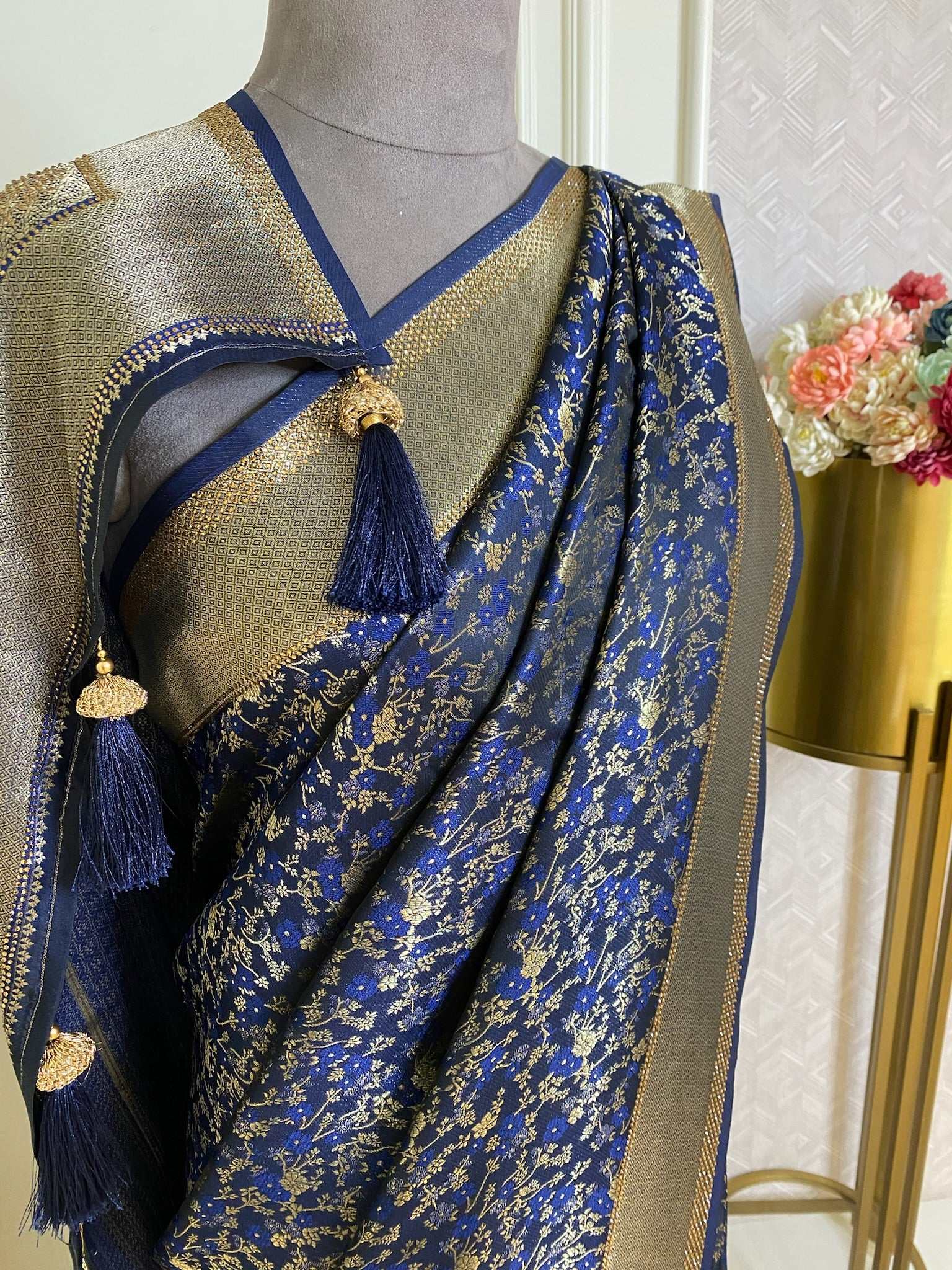 Soft Silk Neavy Blue Saree