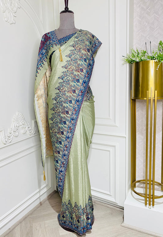 Gajji silk saree