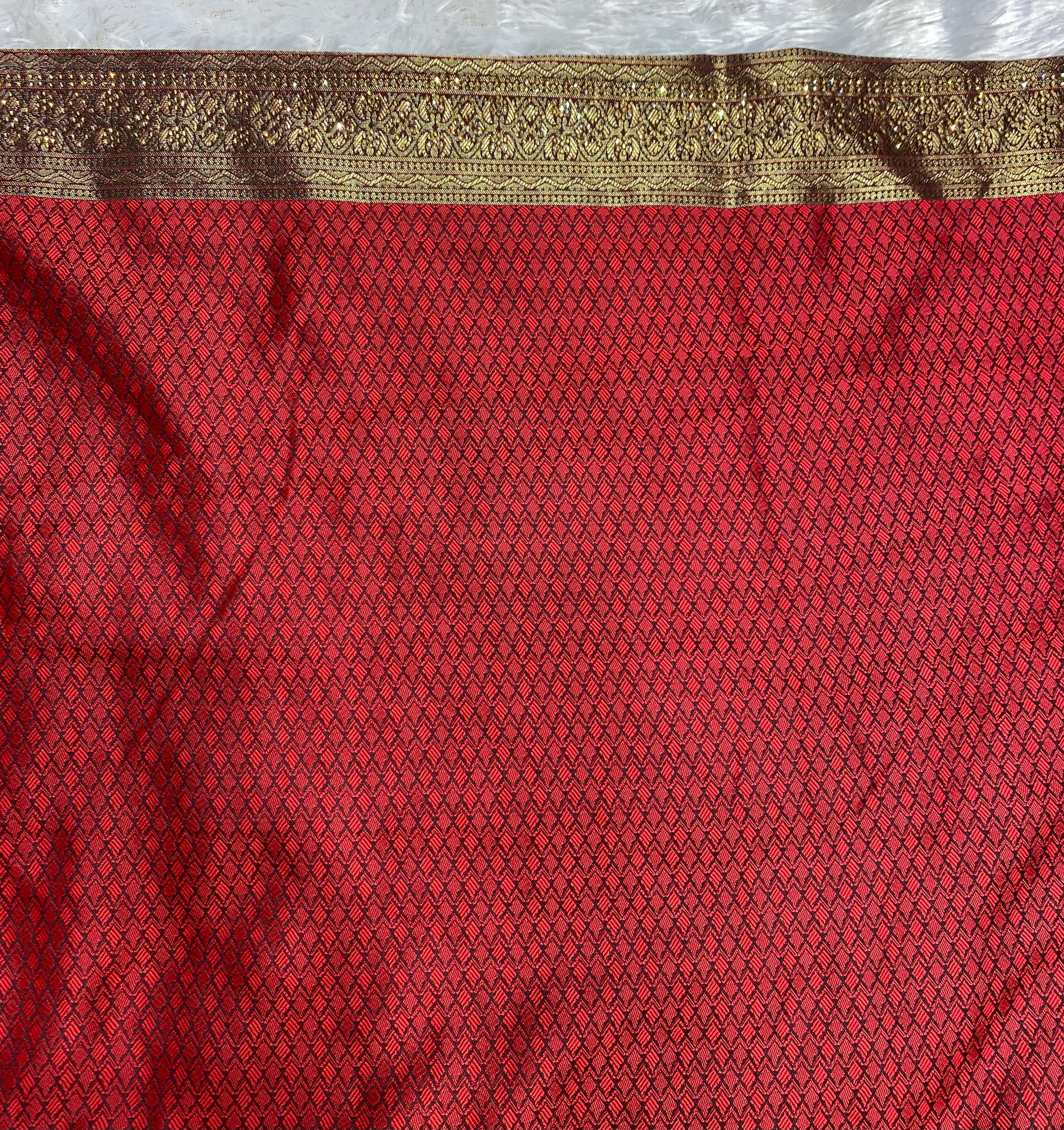 Palia silk saree with border