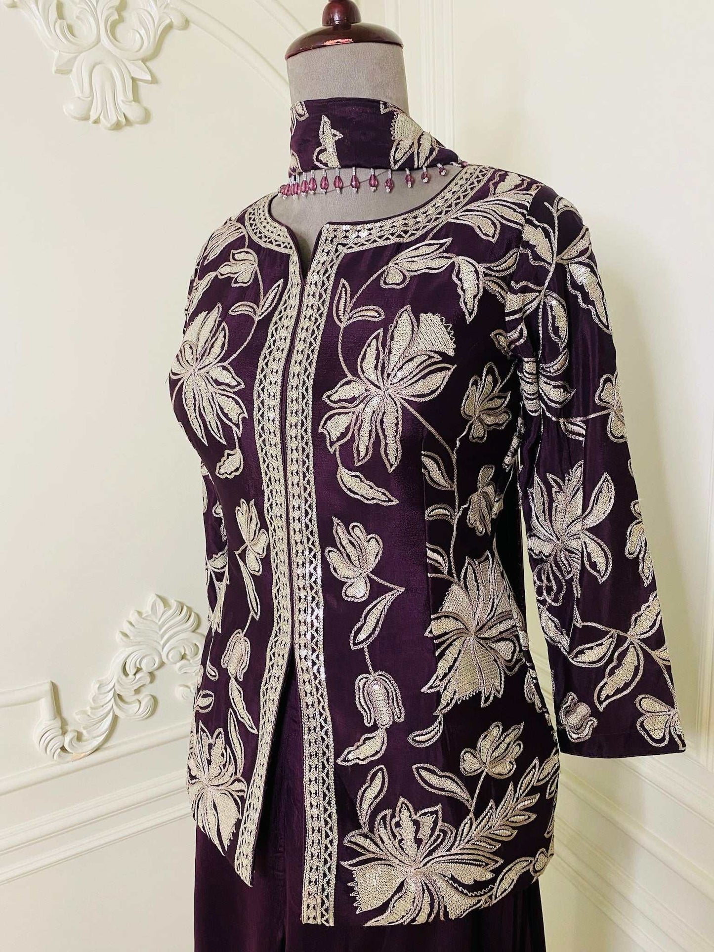 Dark wine Ready made suit