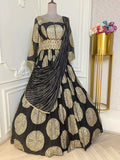 Beautiful Black Indo Gown