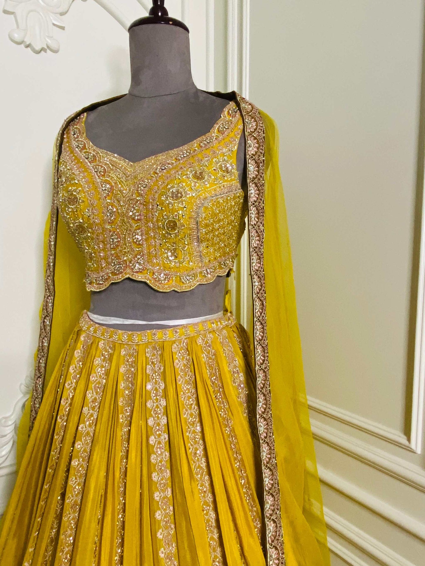 Haldi lehenga