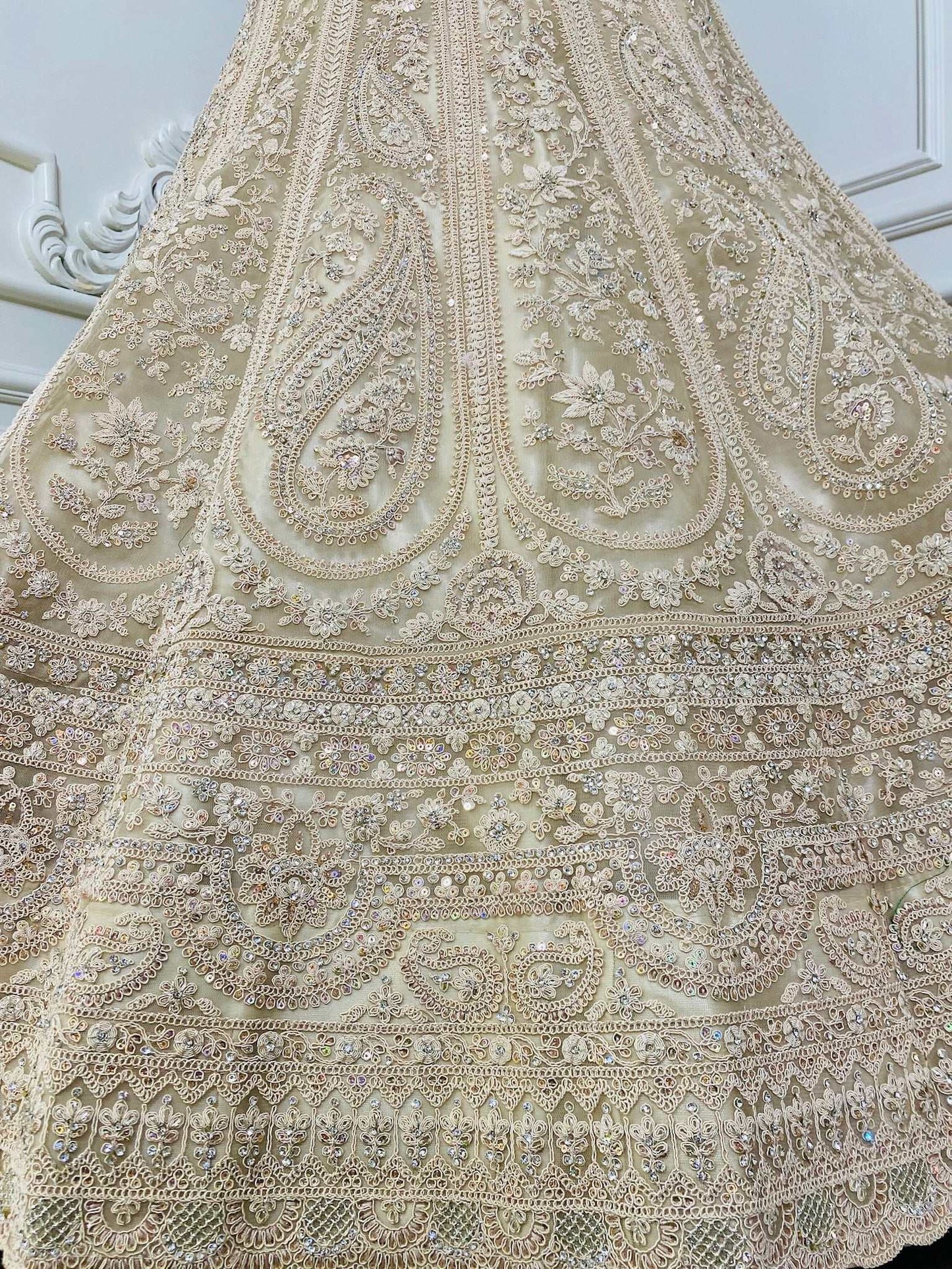 Ivory lehenga