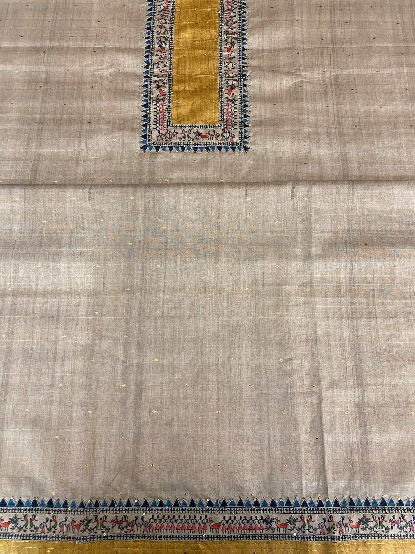 Yellow Silk Suit