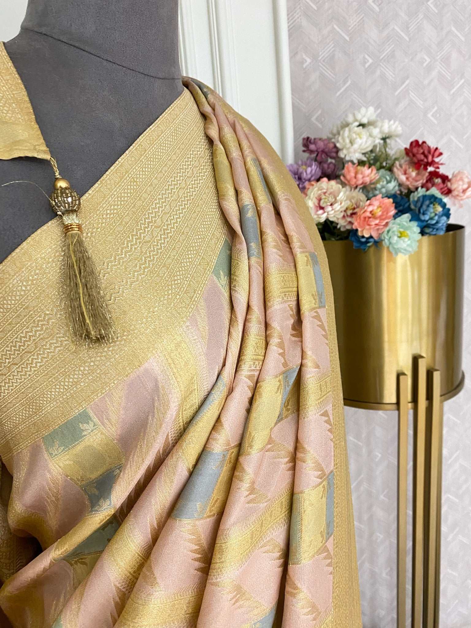 Khaddi silk saree