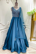 Blue gown