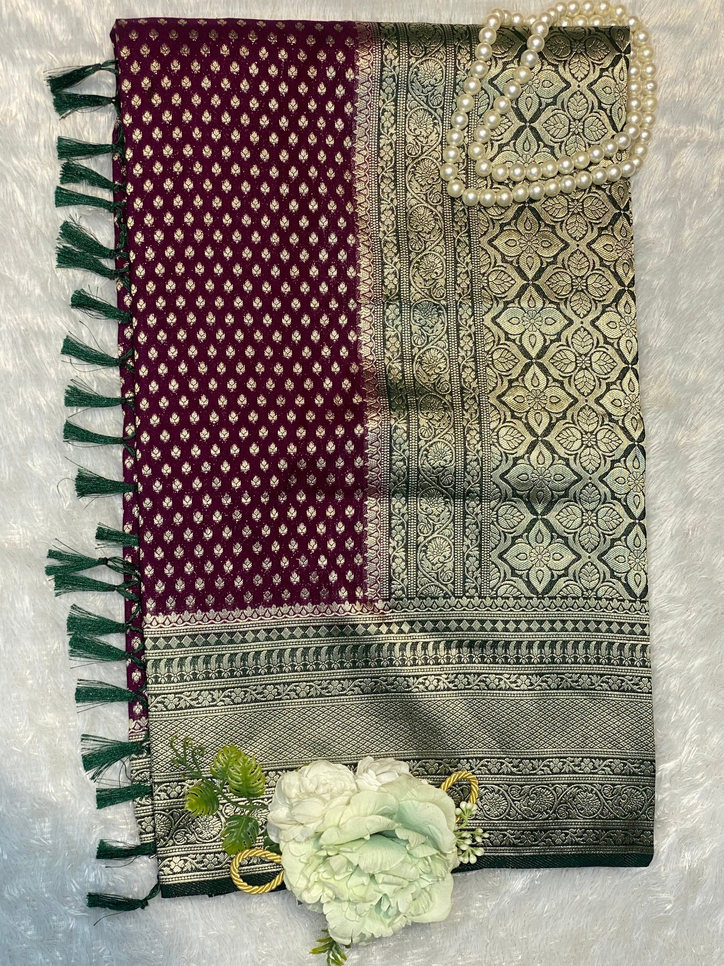 SOFT SILK SAREE CONTRAST BORDER