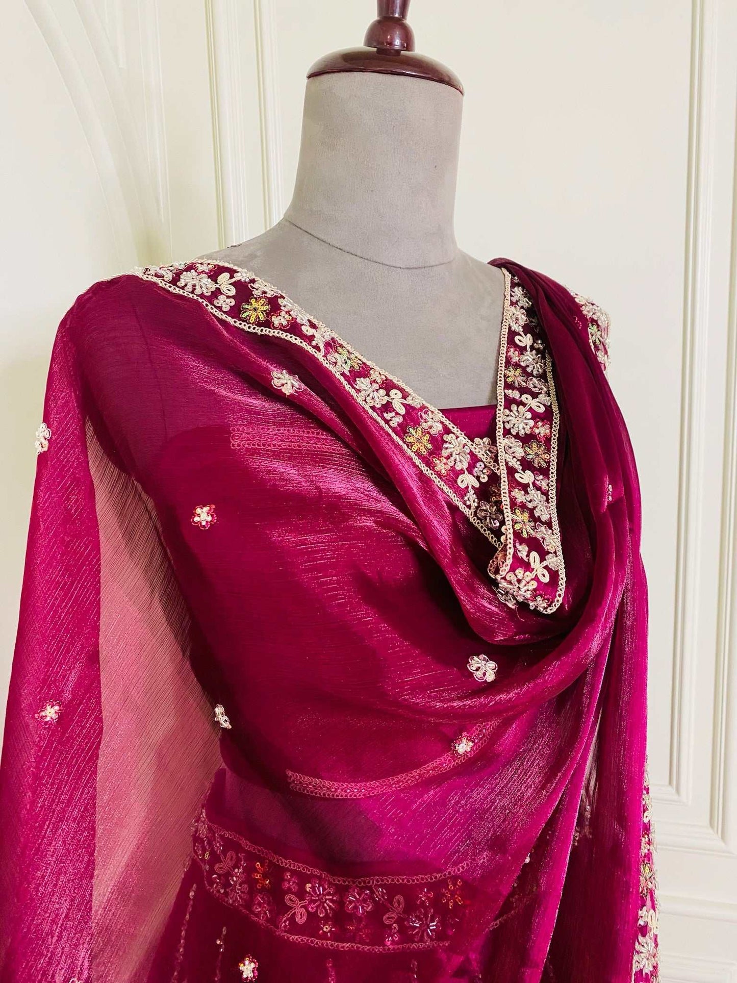 Jimmy fabric Lehenga