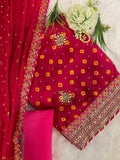 Red Bandani Print Suit