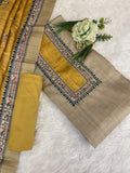 Yellow Silk Suit