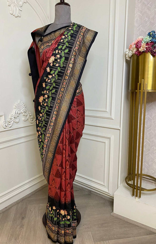 Traditional Printed Saree