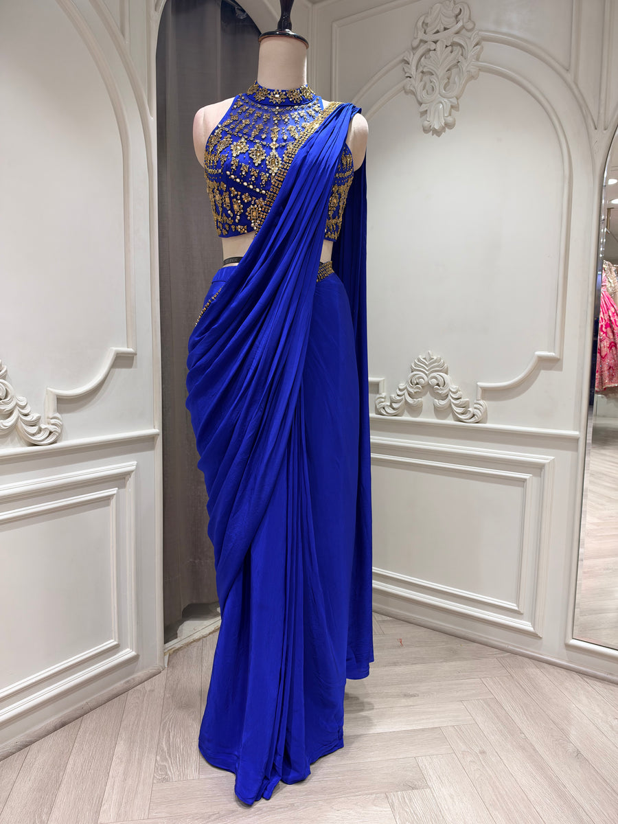 DRIVE SAREE - BLUE