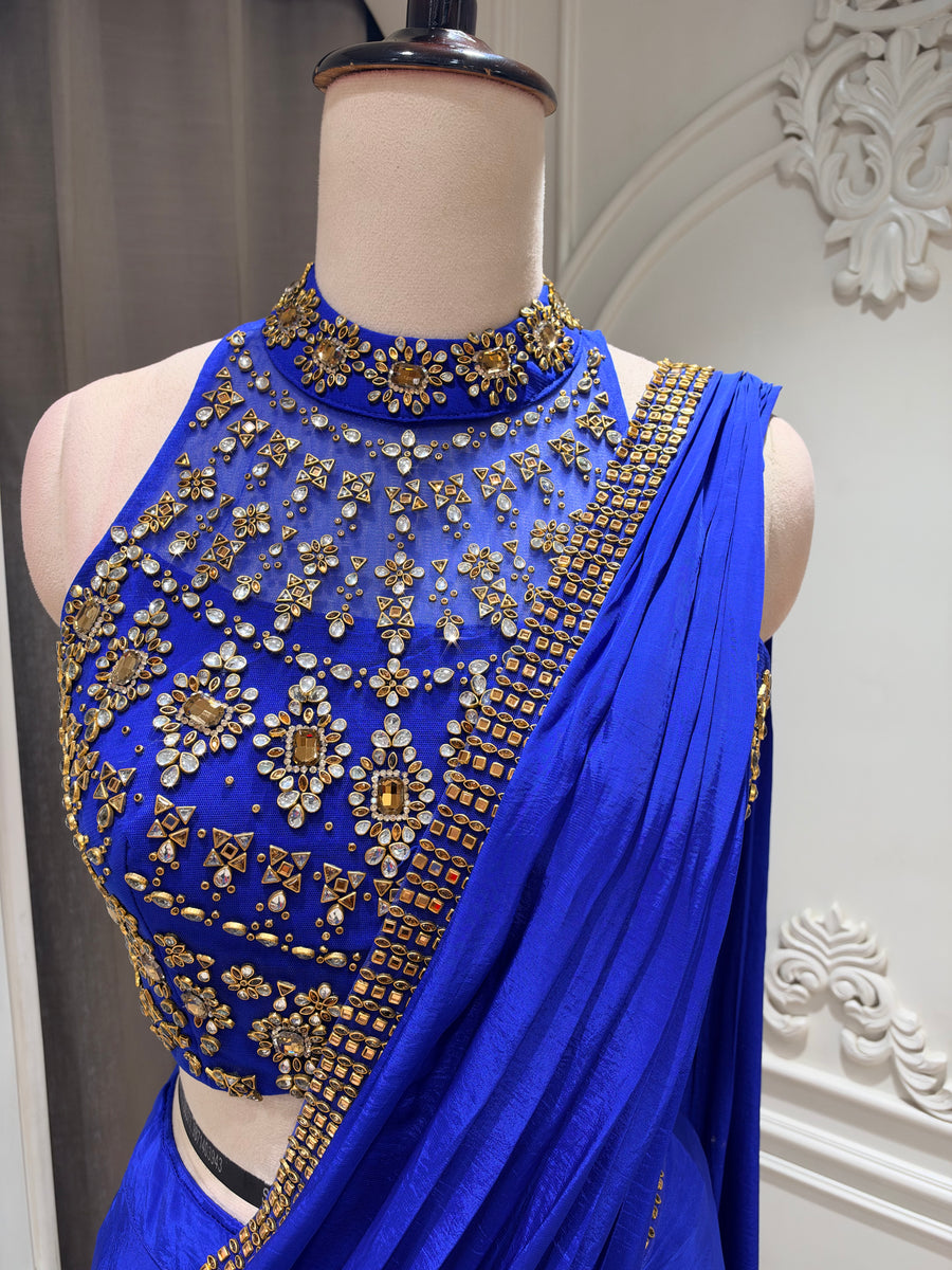 DRIVE SAREE - BLUE