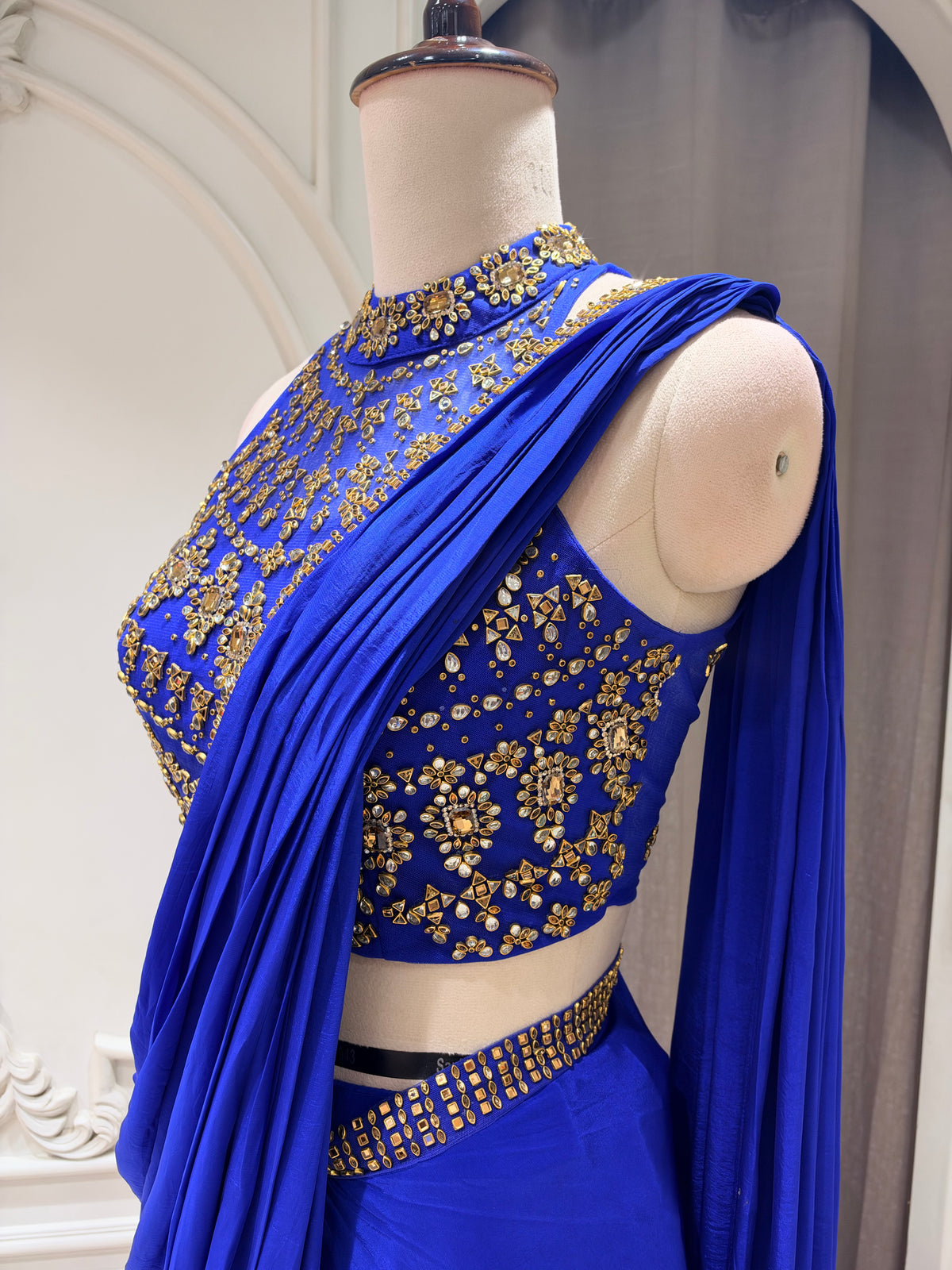 DRIVE SAREE - BLUE