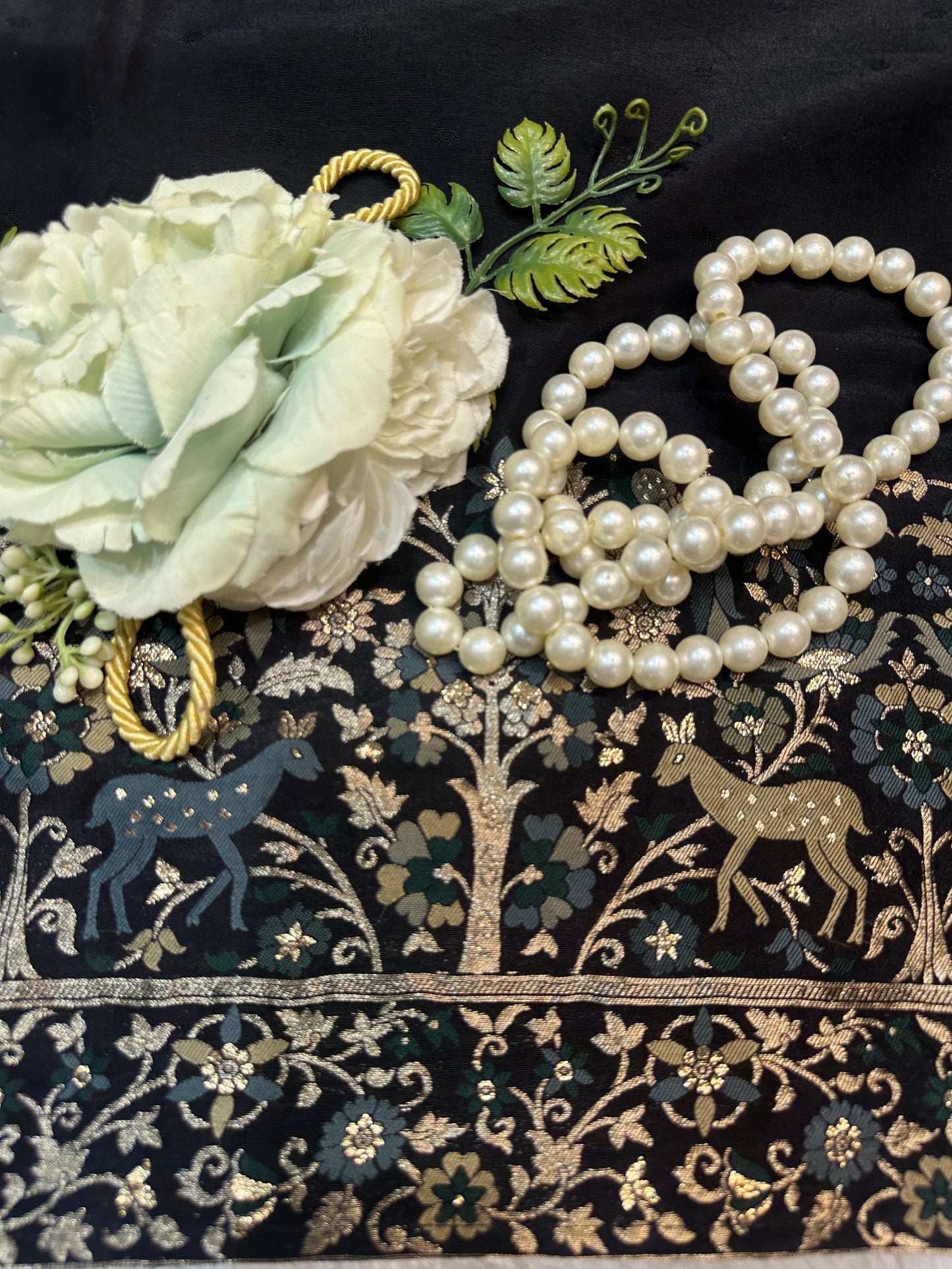 Black Embroidered Designer Suit Set