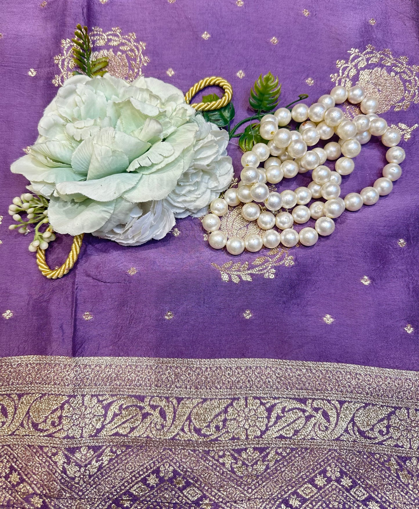 Lavender Embroidered Designer Suit Set