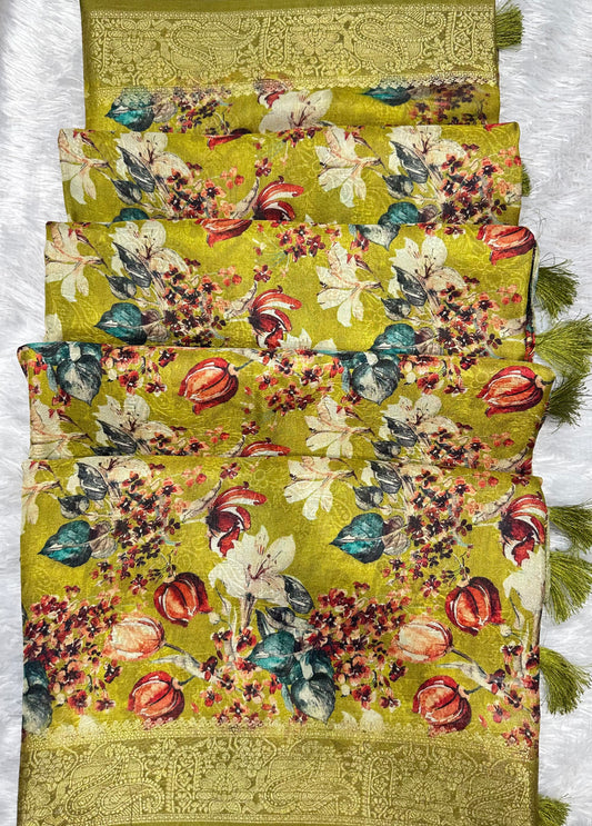 Floral Designer Saree