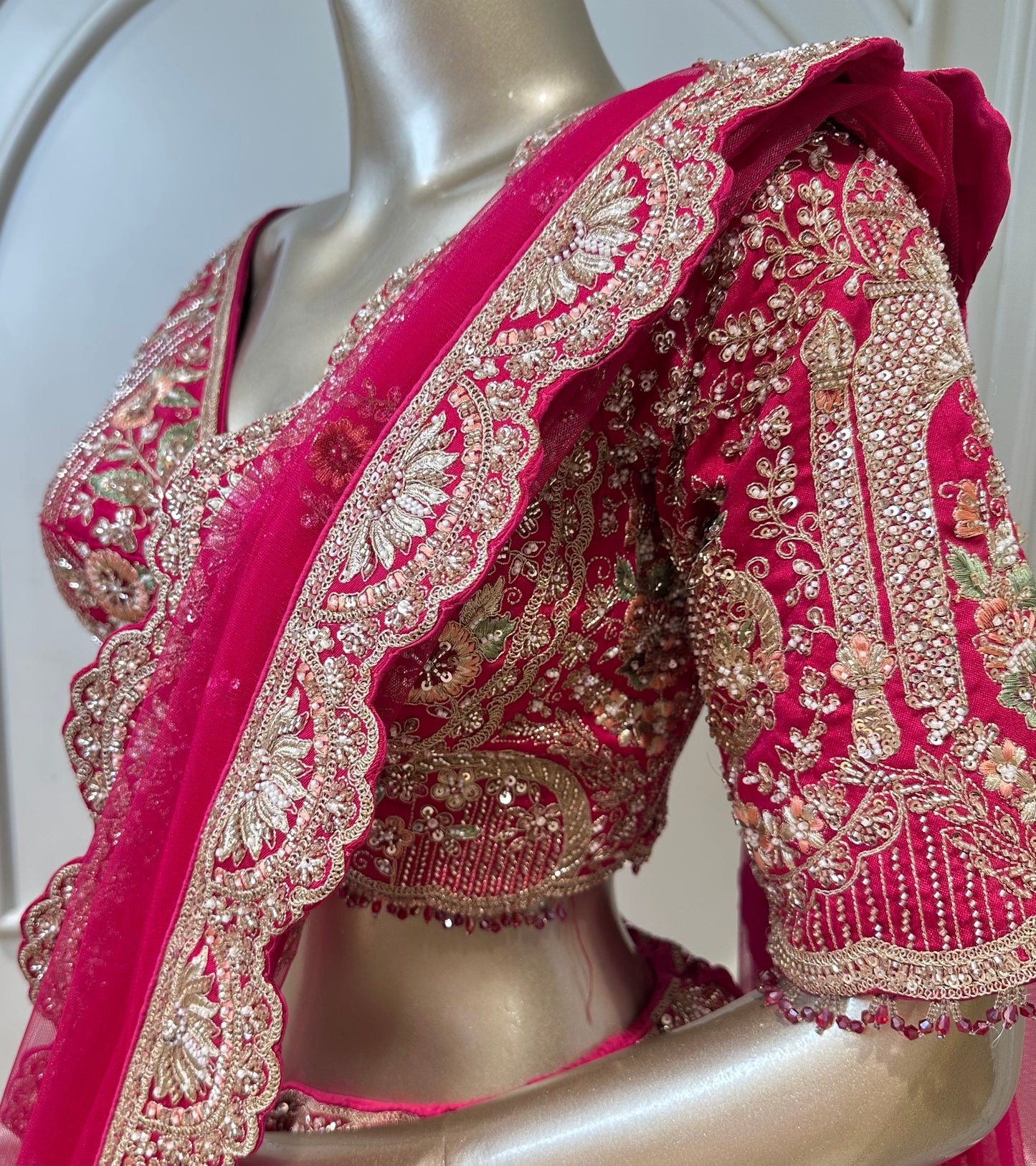 Pink Designer Bridal Lehenga