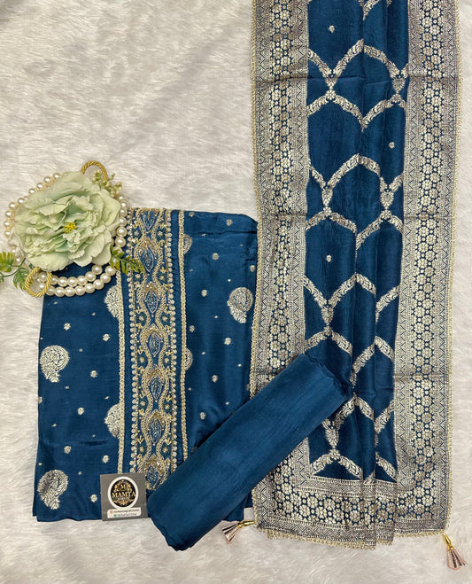 Embroidered Designer Party Suit Set