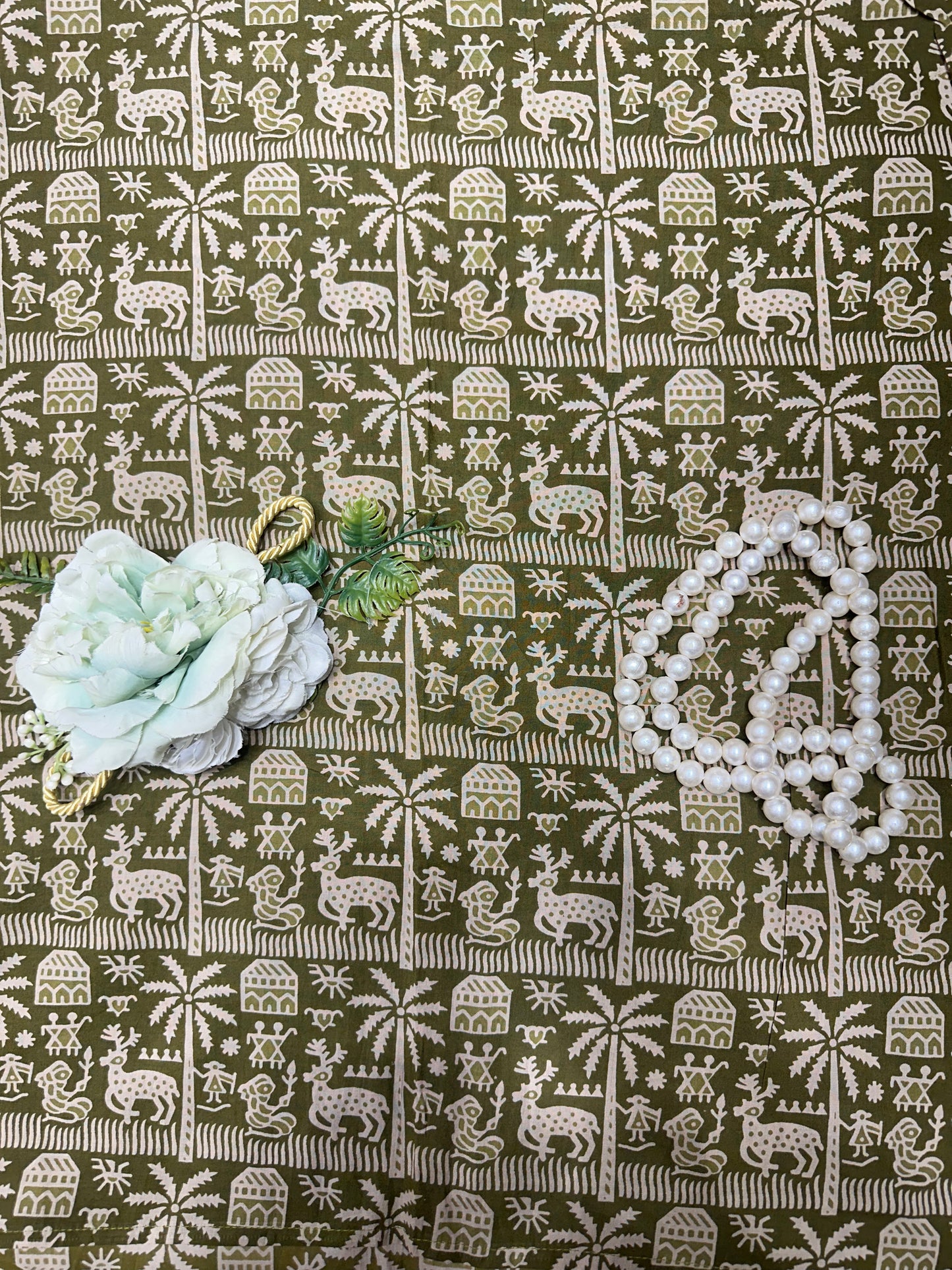 Floral Lace Designer Kurti