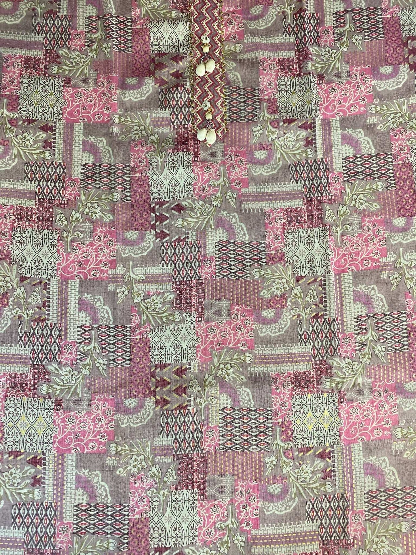 LIGHT PINK MODAL PRINTED SUIT