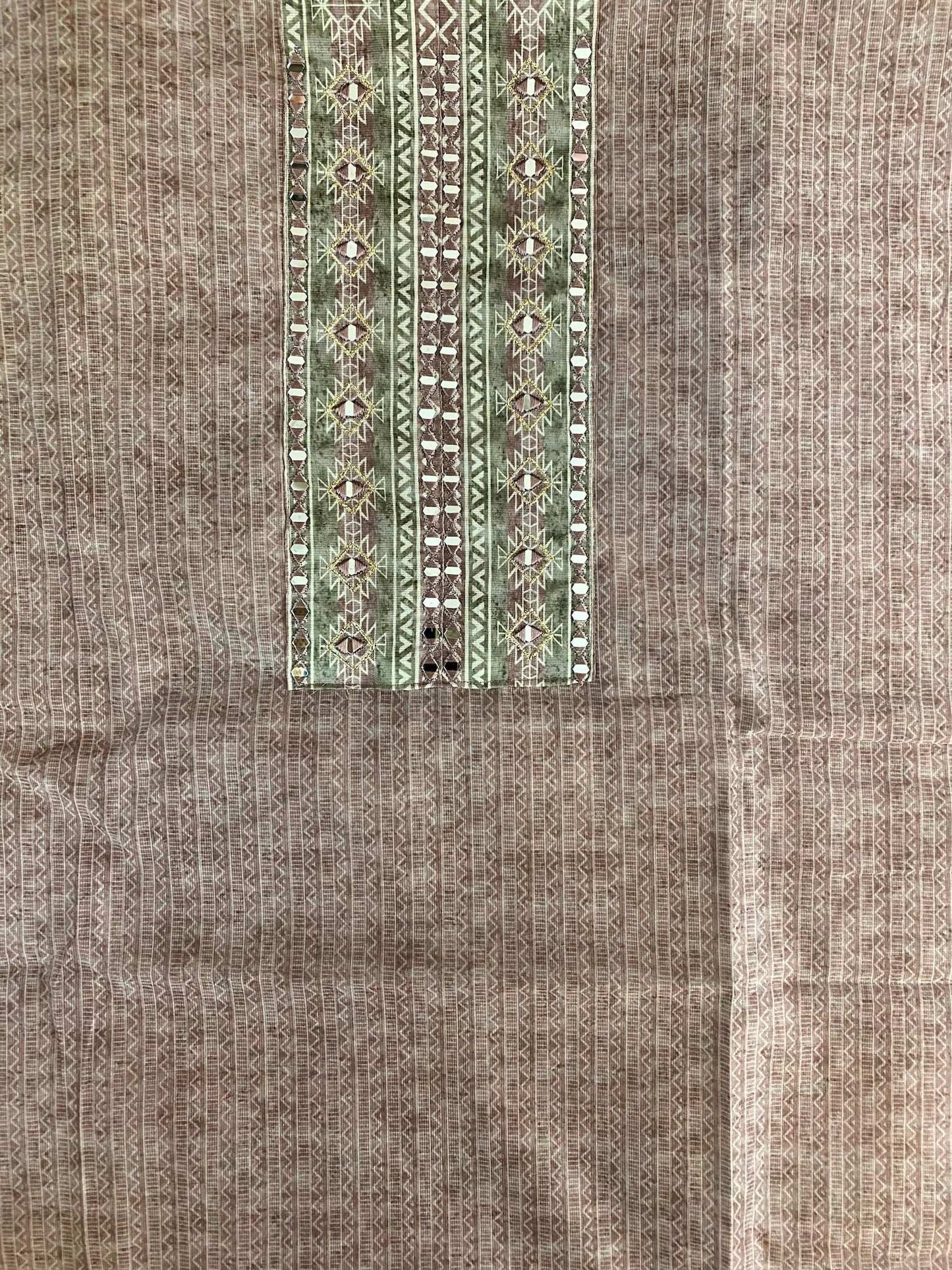 ONION PINK CHANDERI SUIT