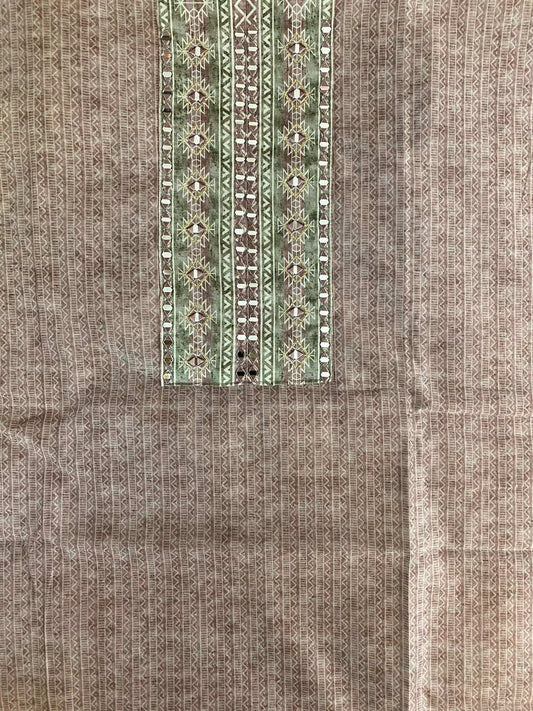 ONION PINK CHANDERI SUIT