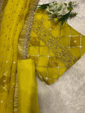 NEON GREEN ORGANZA SUIT
