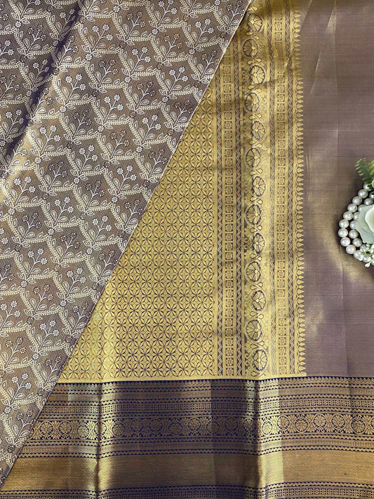 Gold Zariwork Pure Silk Saree