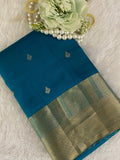 Blue  Zariwork Pure Silk Saree